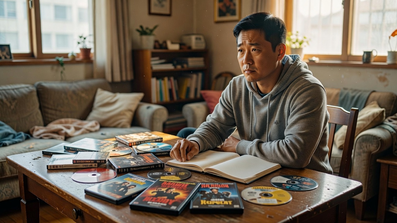 B급 영화 추천 목차를 준비하는 한국인 시청자
